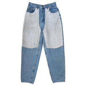 80s 90s vintage highwaisted panel jeans mom dad utility patch Bluenotes.